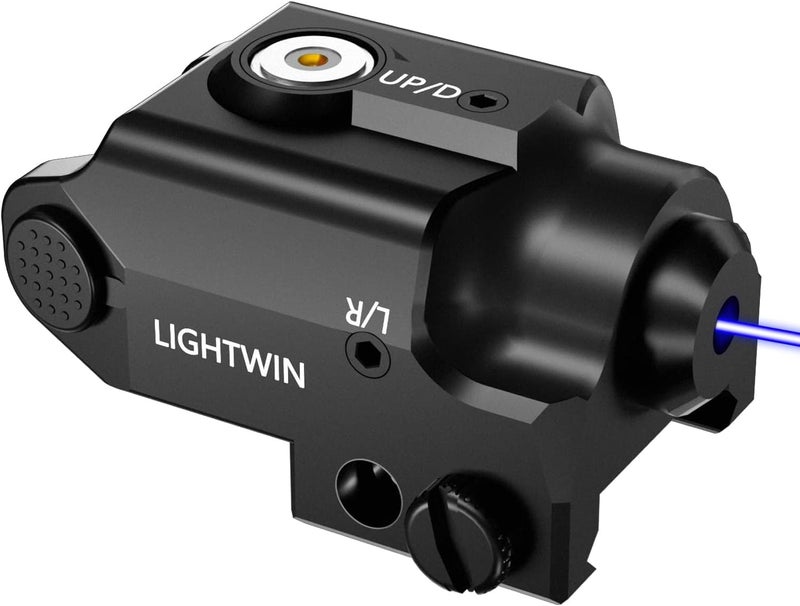 LIGHTWIN Red/Green/Blue Laser Sight, Aluminum Ultra Low Profile Compact Picatinny Mount Laser Dot Sight, Strobe Mode Available, Magnetic USB Rechargeable Beams for Taurus G2c G2s G3 G3c - Image 1